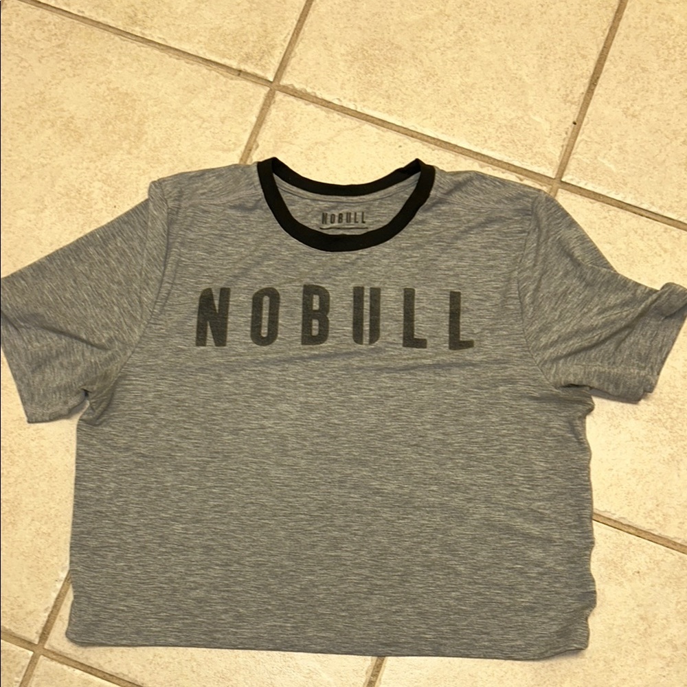 NOBULL Women's Grey Logo Tee